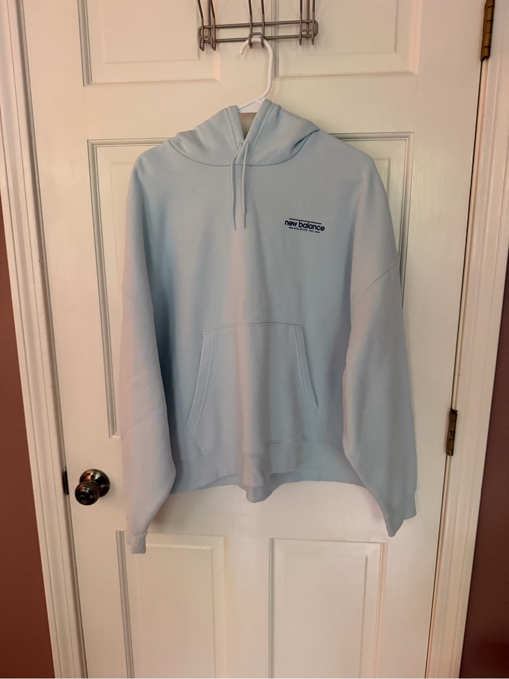 New Balance Pale Blue Pullover Hoodie